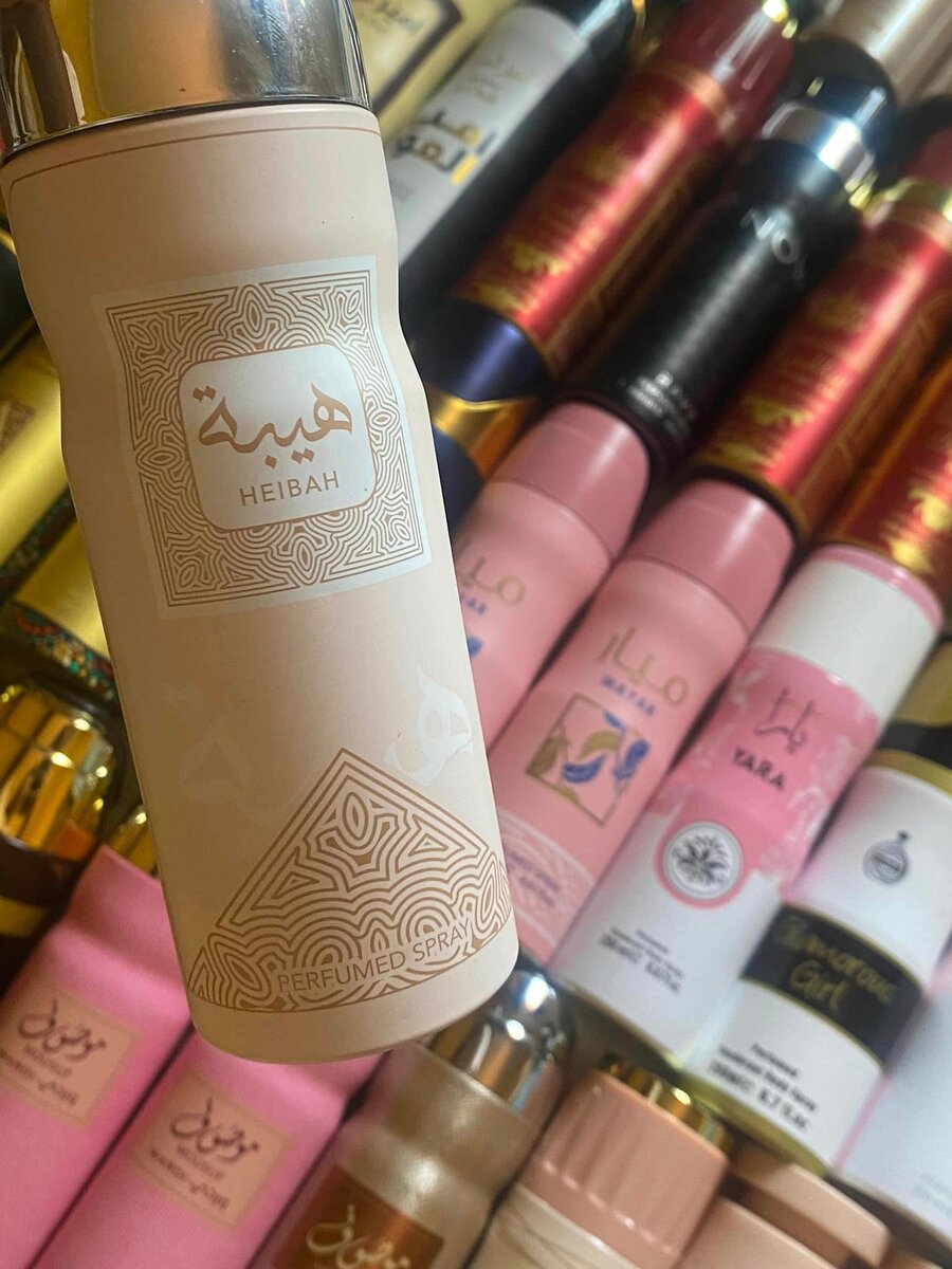 Perfumed deodorant spray Arabic