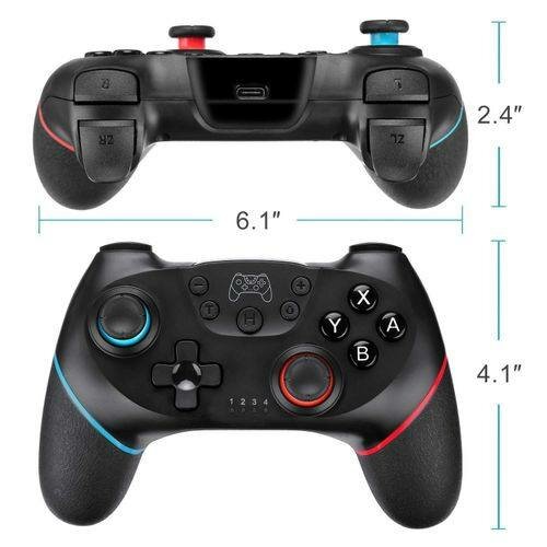 Manette Bluetooth Pour Jeu Sans Fil Avec Poignée 6 Axe