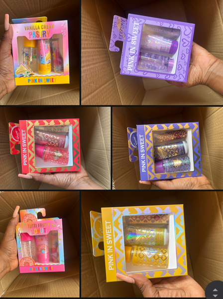 Pink in Sweet 3 in 1 Gift set