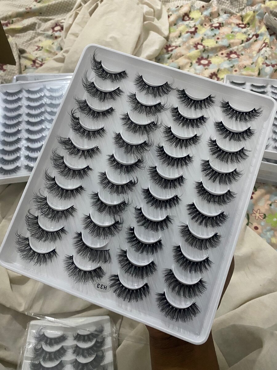 Faux cils naturels réf#H33