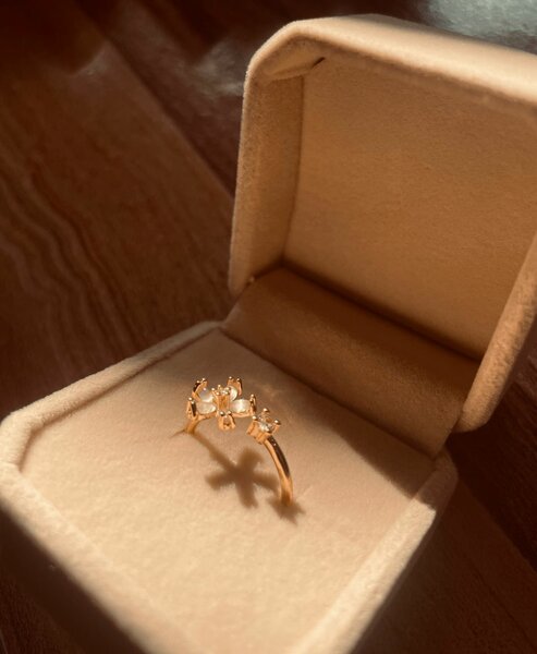 Bague Trèfle Dorée