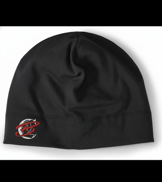 Bonnet en jersey noir logo