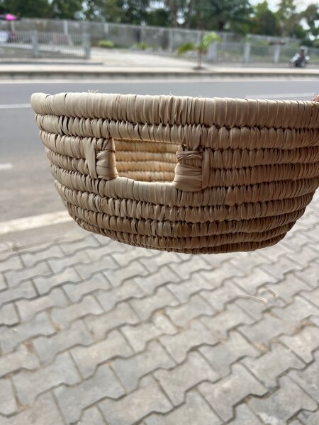 Panier en osier fait main