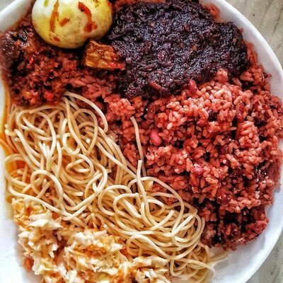 Assiette Waakye (lundi)