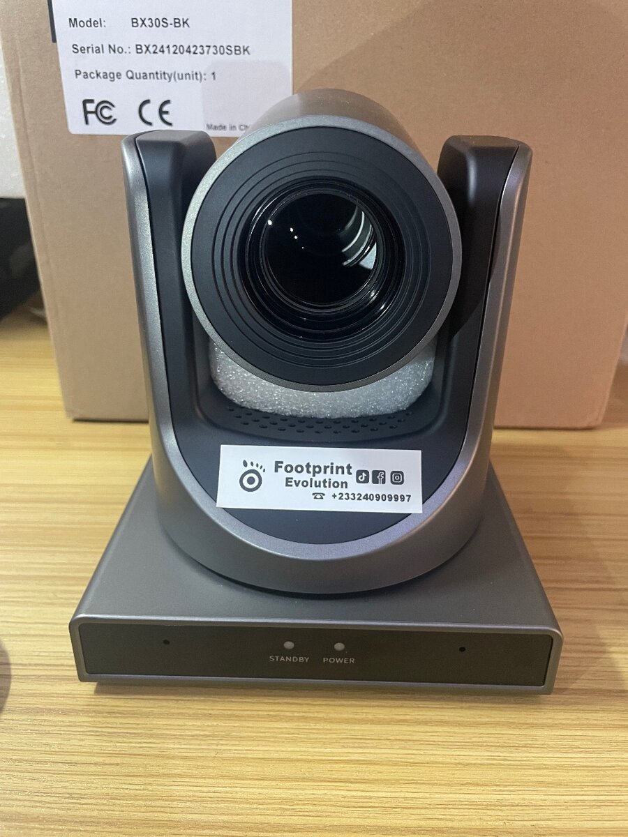 1080P Full HD Ndi/Poe Ai Smart PTZ Camera, 30X Zoom