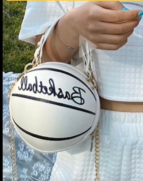 Sac à main ballon basket unique