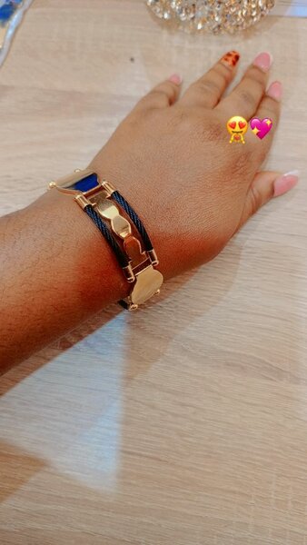 Bracelet élégant doré mixtes