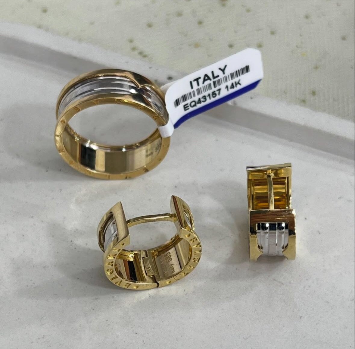 Bulgari Italy Размер кольца 18