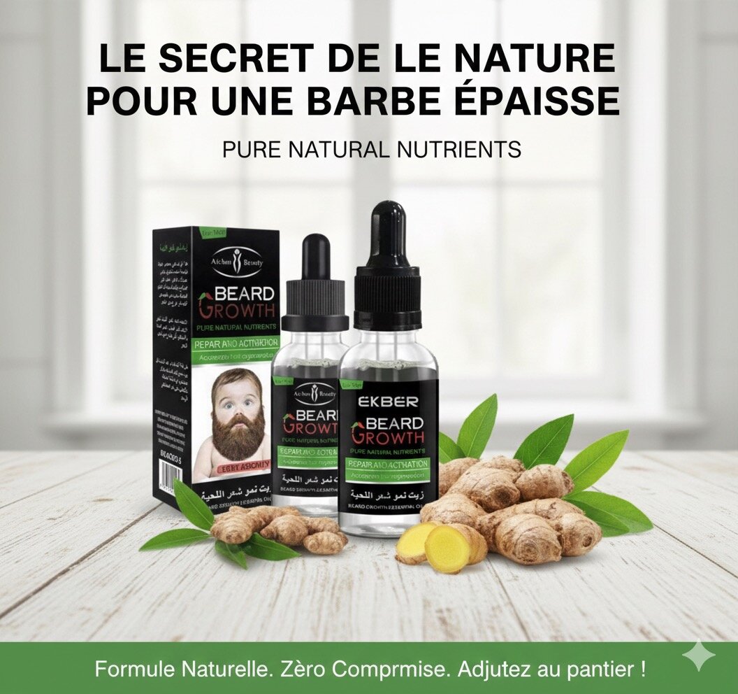 Sérum Croissance Barbe Naturel