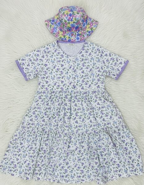 Robe Fille Fleurie Été