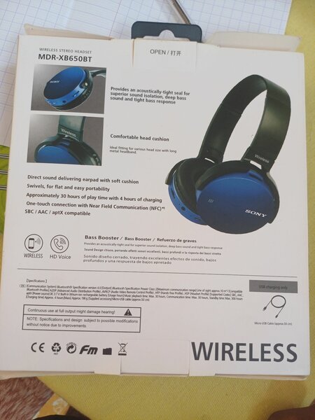 Casque Bluetooth Sony