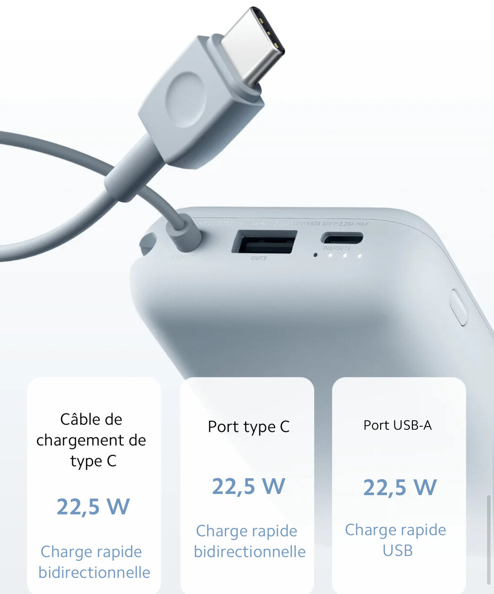 Power Bank Xiaomi 22.5W