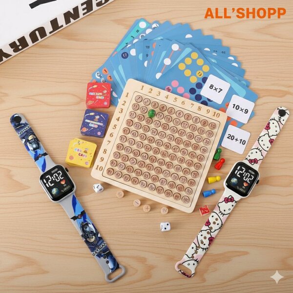 Jeu de Plateau Éducatif Math