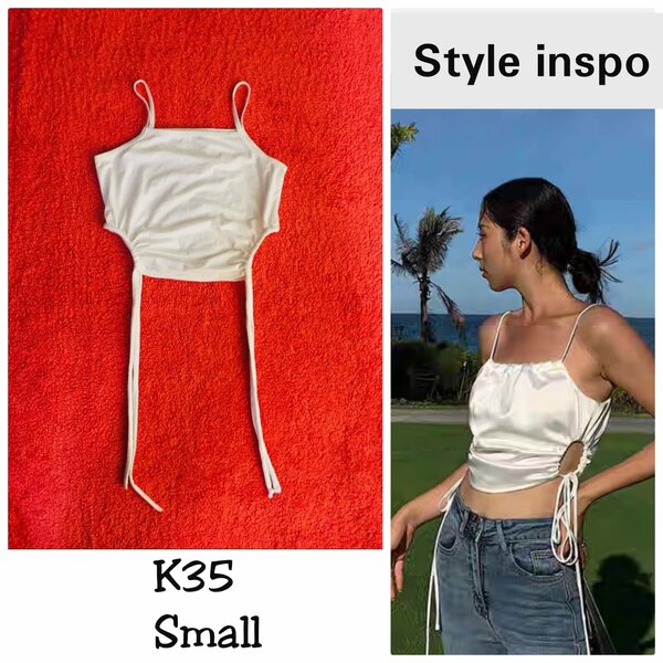 Salaula crop tops and tops