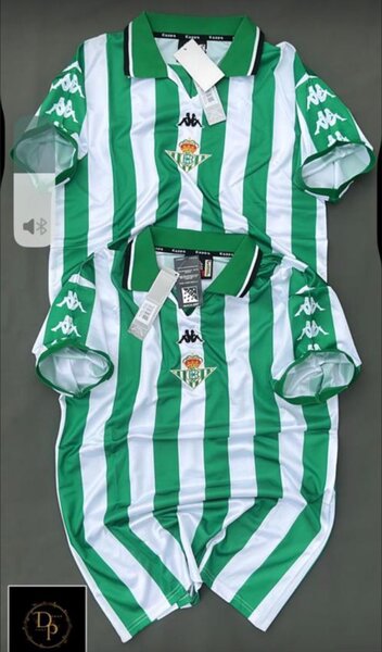 Maillot de Foot Vert et Blanc