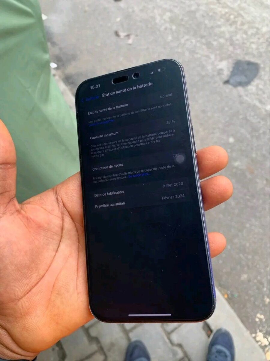 IPHONE 15 PRO MAX 256Go