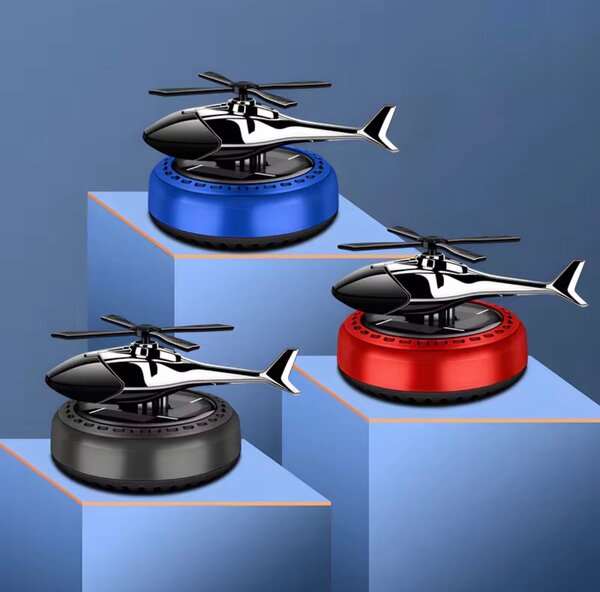 Hélicoptère solaire décoratif