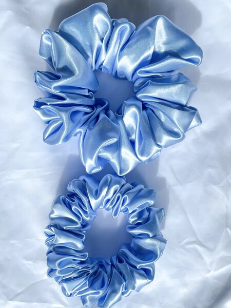 Chouchou en satin coloré