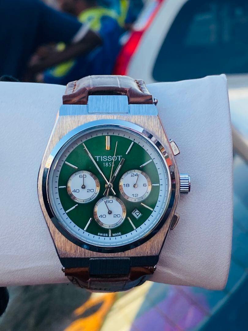 Montre Chronographe Tissu Élégante