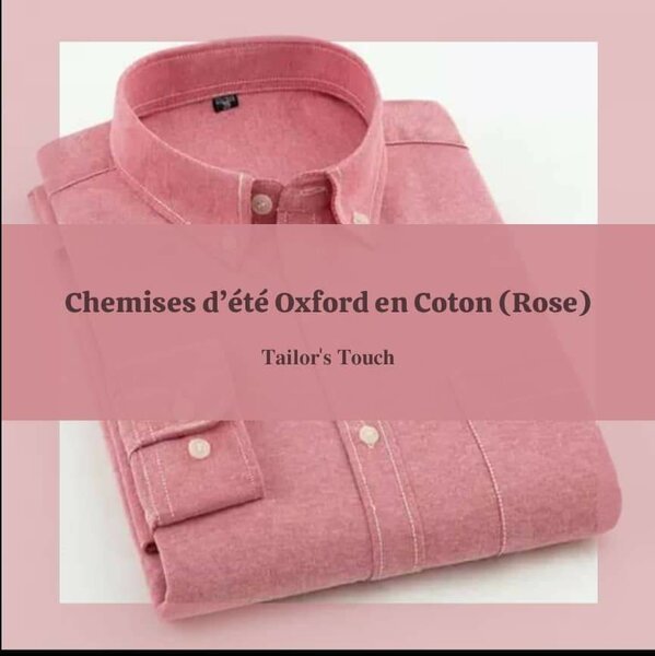 Chemises d'été Oxford en Coton