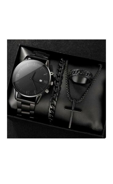 Ensemble montre+chaîne+Bague