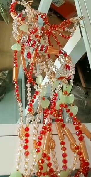 Customized waist and belly beads