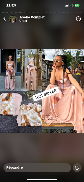 Robe longue élégante femme