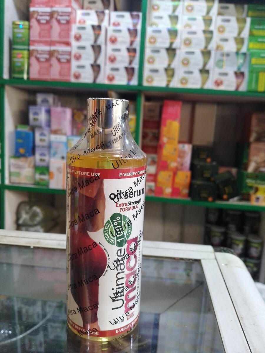 ULTIMATE MACA OIL SERUM AND CAPSULES.