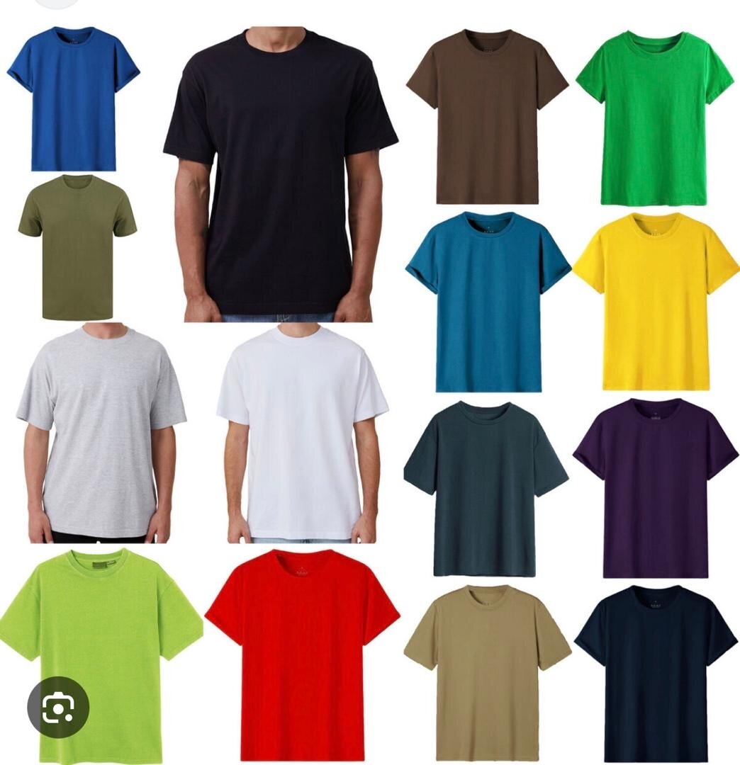 T-shirts colorés en coton