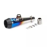 Motorcycle M4 Exhaust Matt Multi without DB killer Size 320mm High Quality
