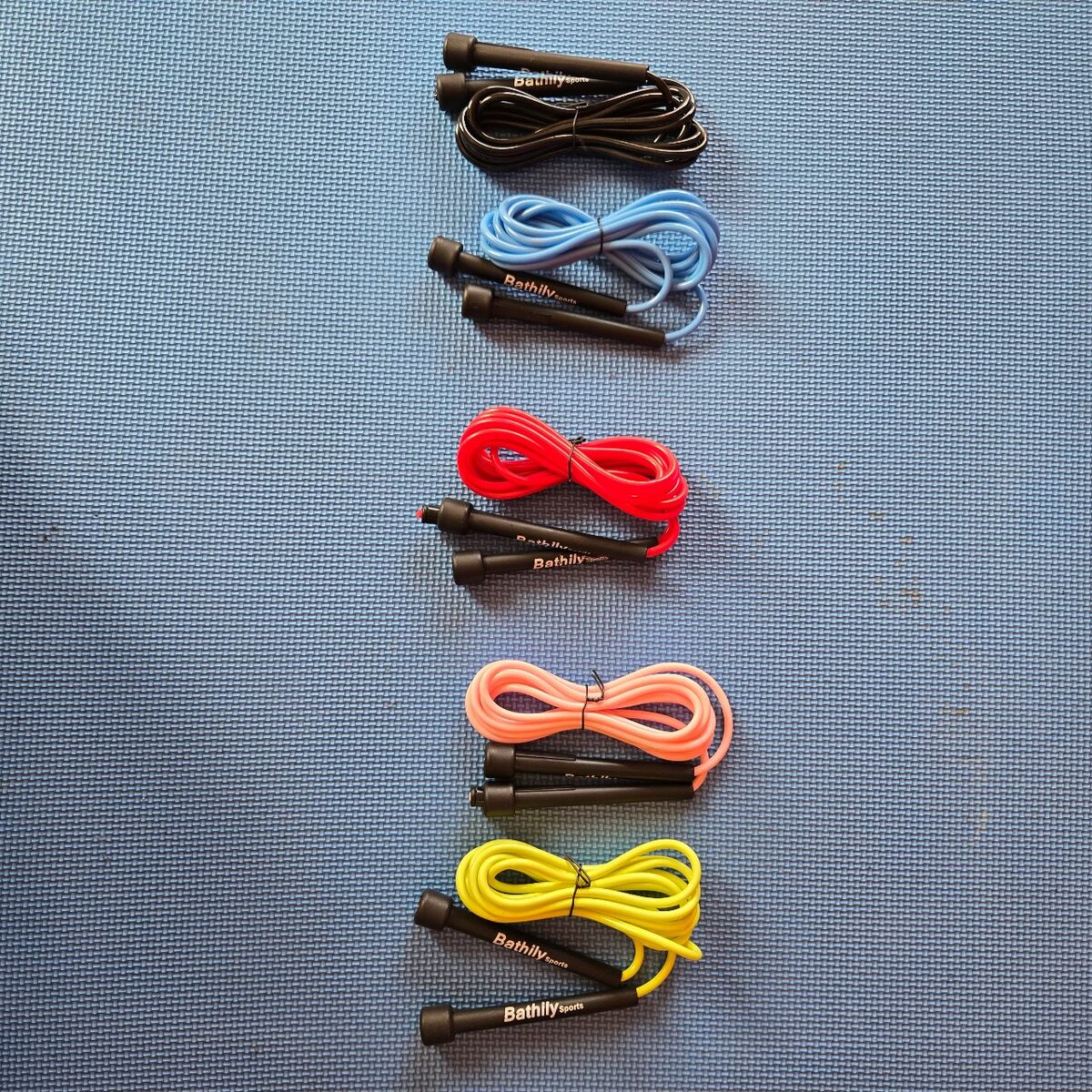 Corde à sauter fitness jaune