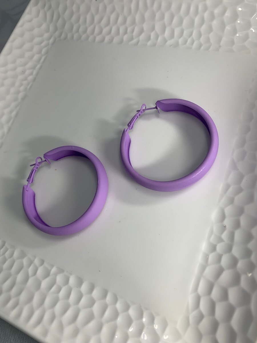 Boucles d'oreilles tendance multicolores