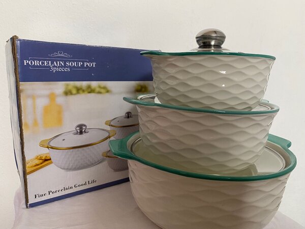 Ceramic Serving Soup Bowl Set