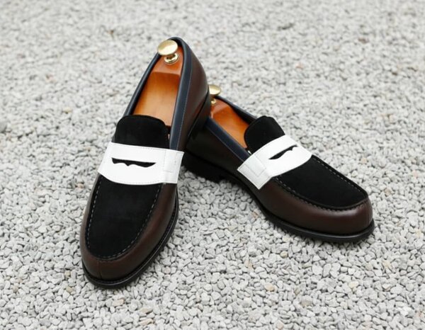 Mocassins élégants en cuir