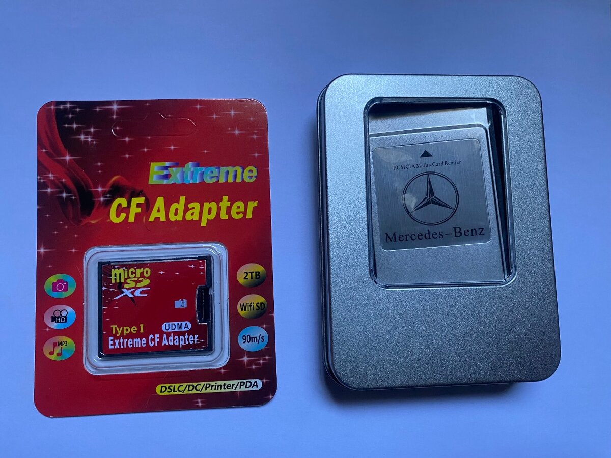 Mercedes Benz PCMCIA MEDIA CARDS