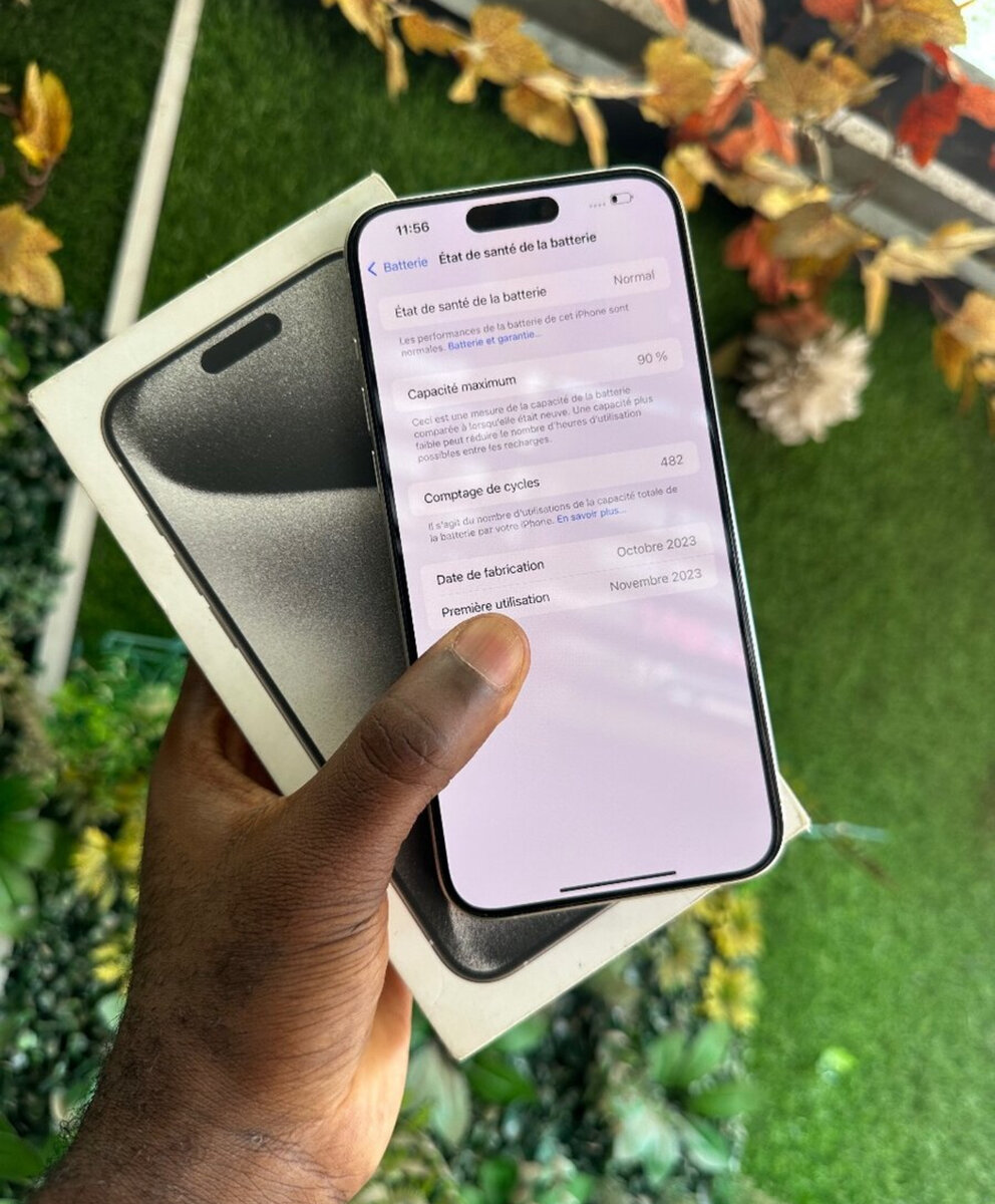 iPhone 15 Pro Max 256GB Blanc