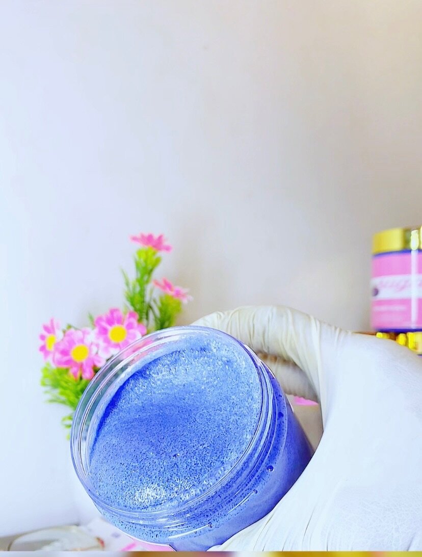 Gommage Sucre Exfoliant Bleu