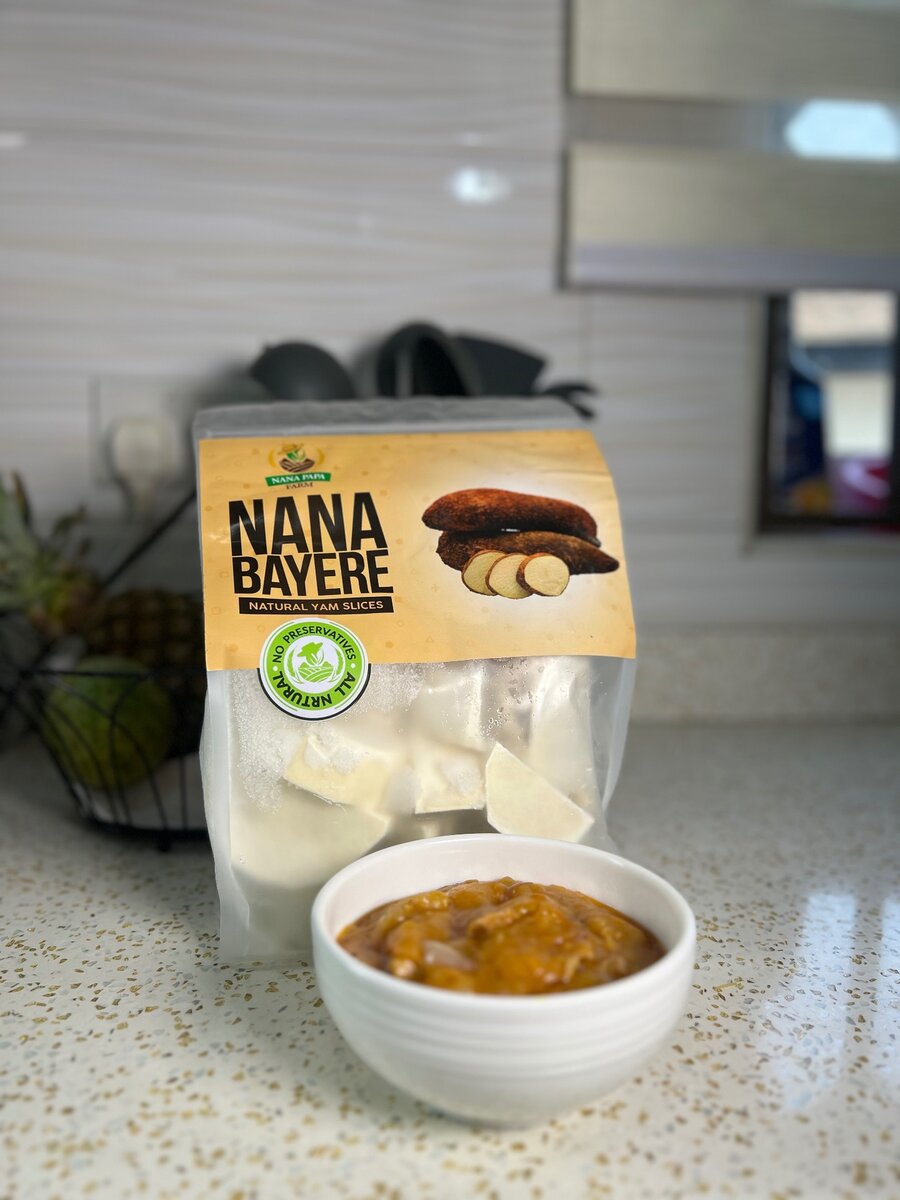 Nana Papa yam slices