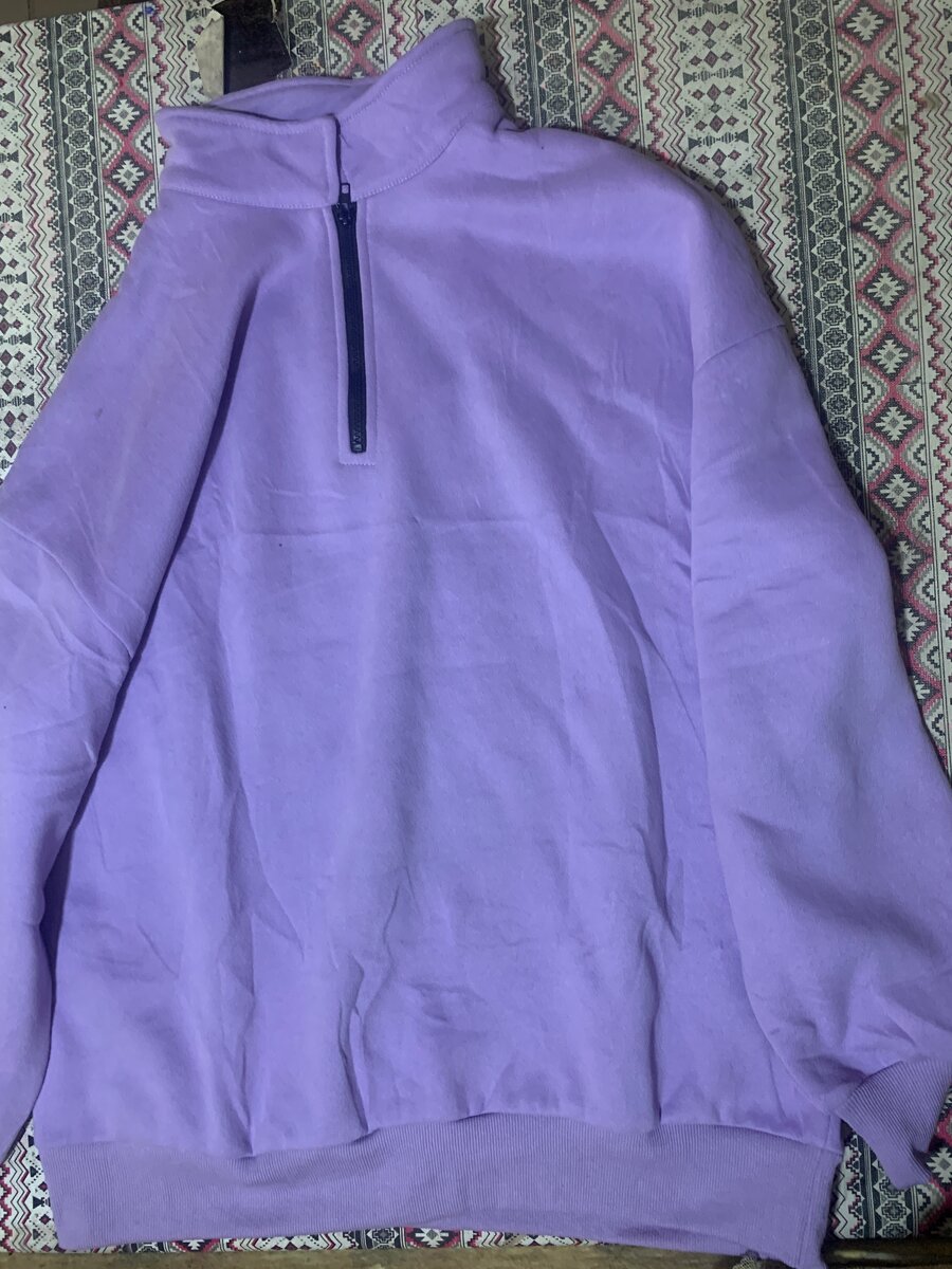 Pull violet décontracté