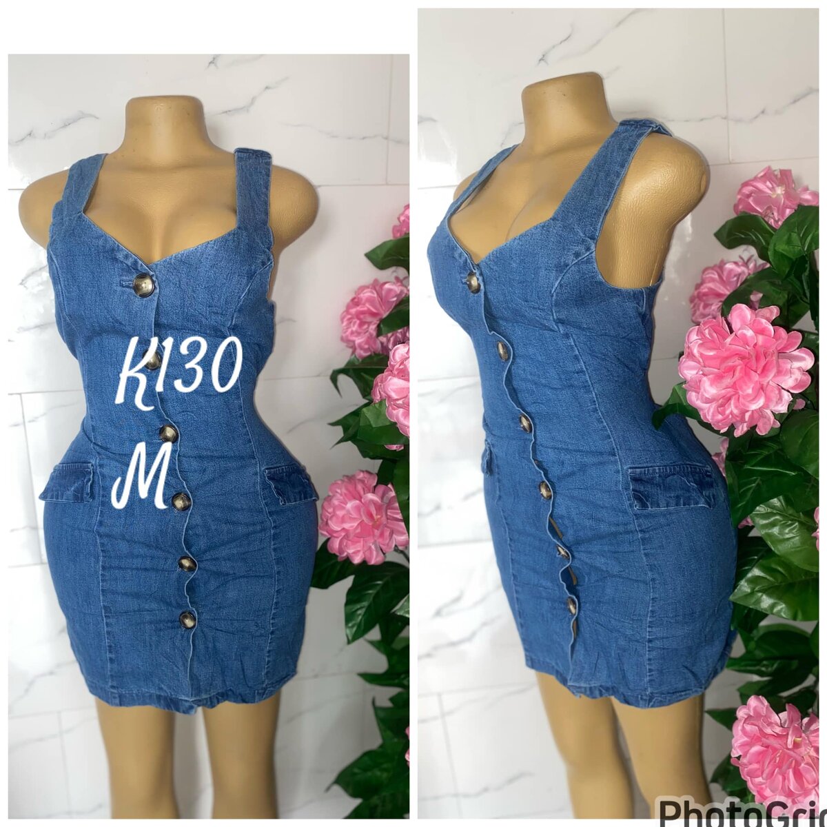 Beautiful and stylish women's dress blue