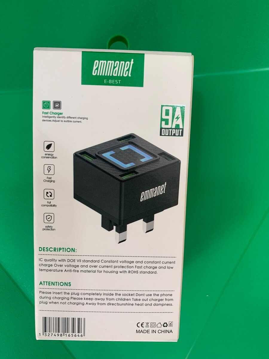 Emmanet chargers 4 usb port