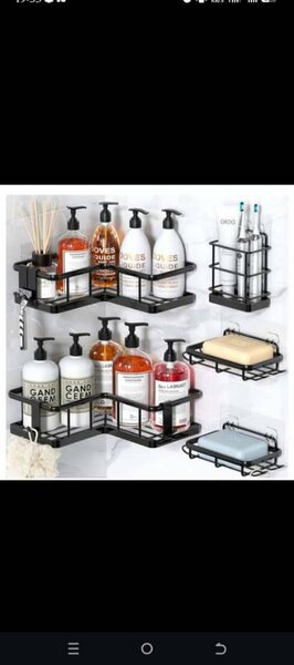 Étagères d'angle de douche robustes