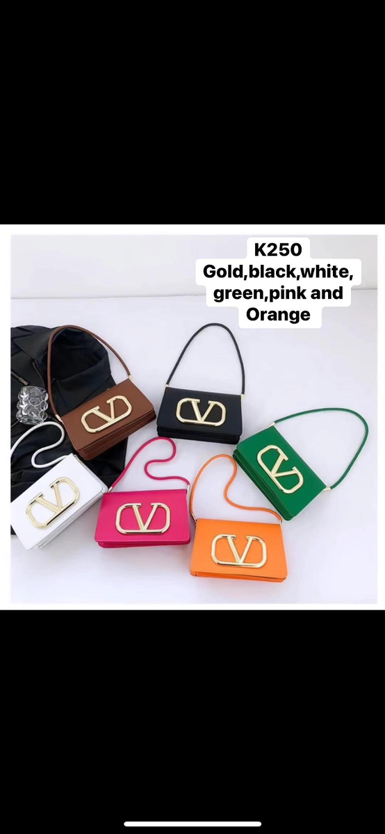 bag with gold buckle