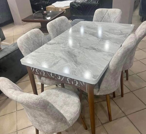 Table à manger moderne 6 chaises