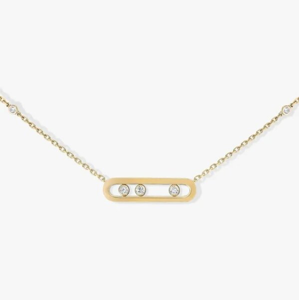 Elegant Gold Diamond Necklace