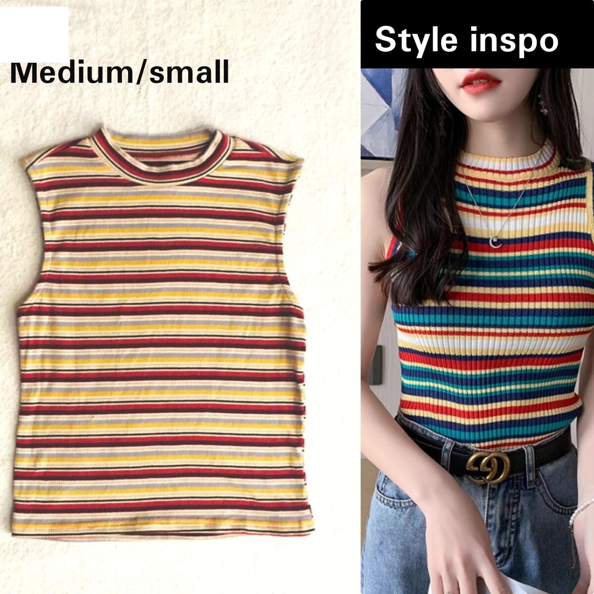 Salaula crop tops and tops