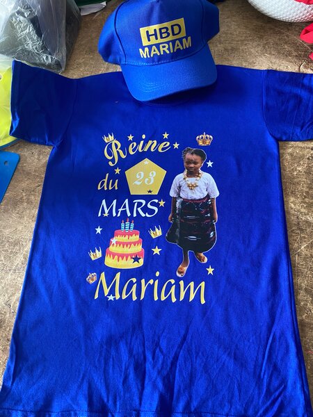 T-shirt Anniversaire Personnalisé