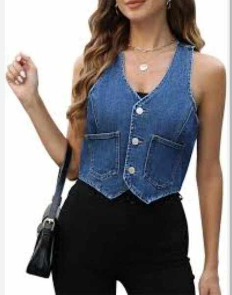 Gilet en jean pour femmes
