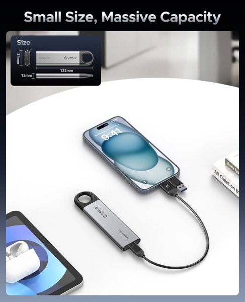 Disque SSD Portable Orico USB-C