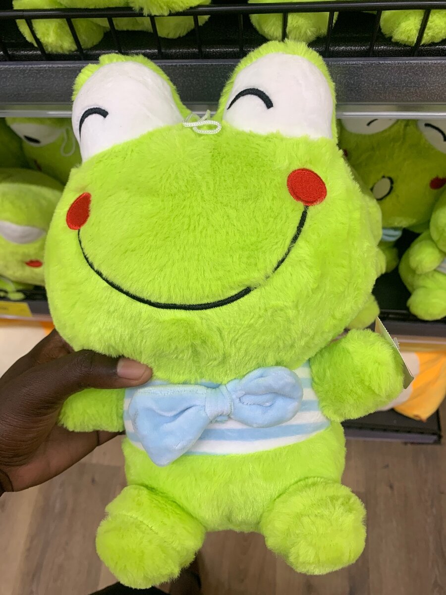 Peluche Grenouille Verte Mignonne